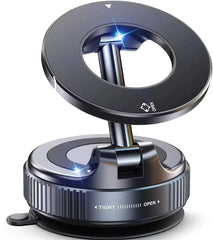 Magnetic + Vacuum Suction Phone Mount
