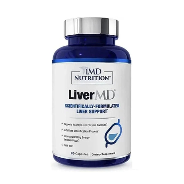 1MD LiverMD Liver Support Supplement with Milk Thistle 60ct