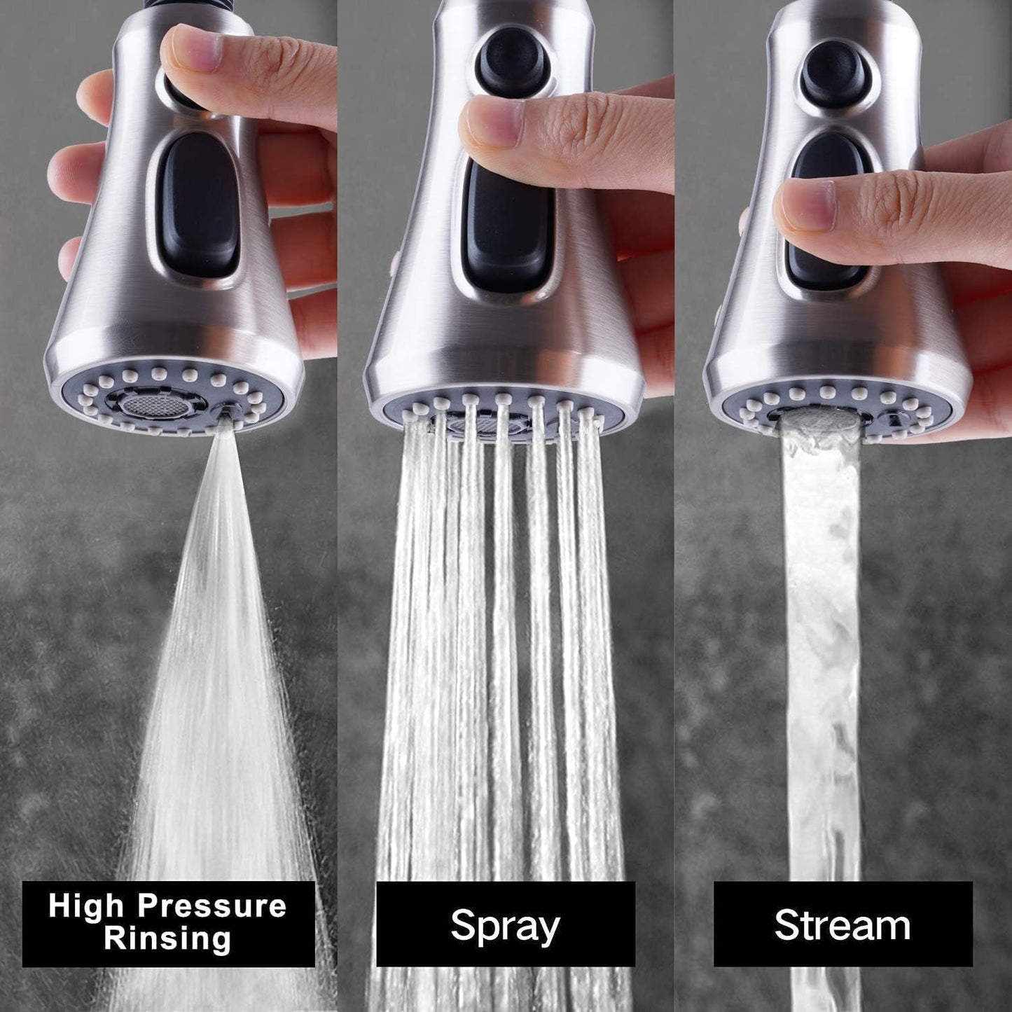 Universal Faucet Sprayer Head with 20-Piece Adapter Set – Kitchen Sink Water Spray Nozzle
