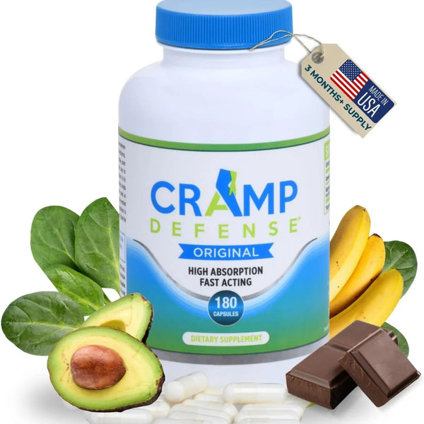 Cramp Defense Leg Cramps Relief Magnesium Supplement 180ct