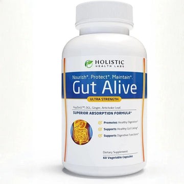 Gut Alive – Natural Gut Lining & Digestive Health Support, 60ct