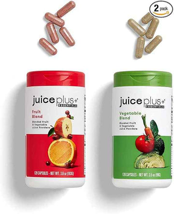 Juice Plus+ Fruit & Vegetable Capsules – Whole Food Nutrition, 120ct