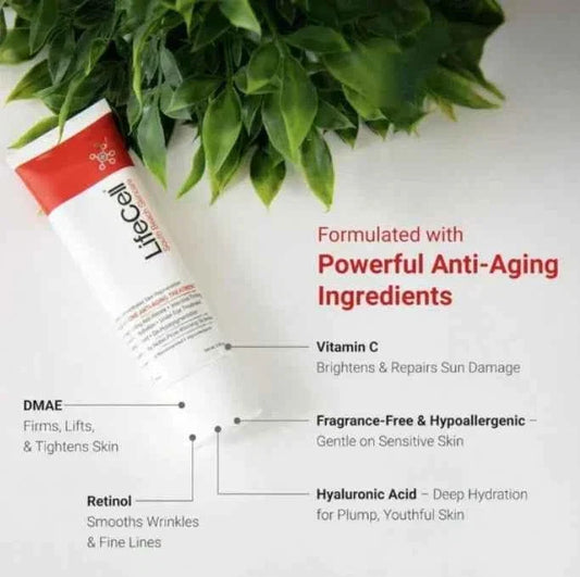 LifeCell All-In-One Anti-Aging Treatment – 2.54 oz | Retinol + Hyaluronic Acid