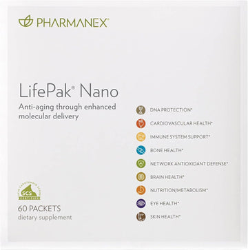 Nu Skin Pharmanex LifePak Nano Multivitamin – Immunity & Energy Support | 60 Packets