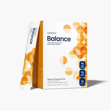 Unicity Balance Fiber Drink Mix for Blood Sugar Support, 30ct