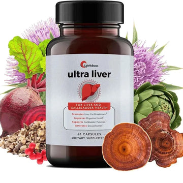 UpWellness Ultra Liver Support with Milk Thistle & NAC 60ct