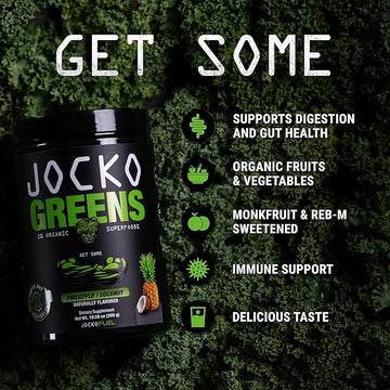 Jocko Fuel Daily Greens – Gut & Immune Support (30 Servings)